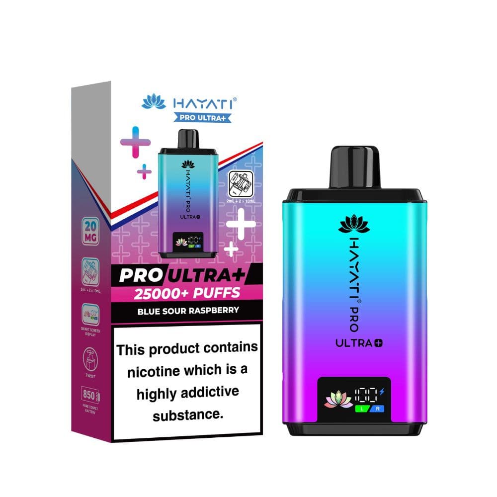  Blue Sour Raspberry Hayati Pro Ultra Plus 25k Prefilled Vape Kit