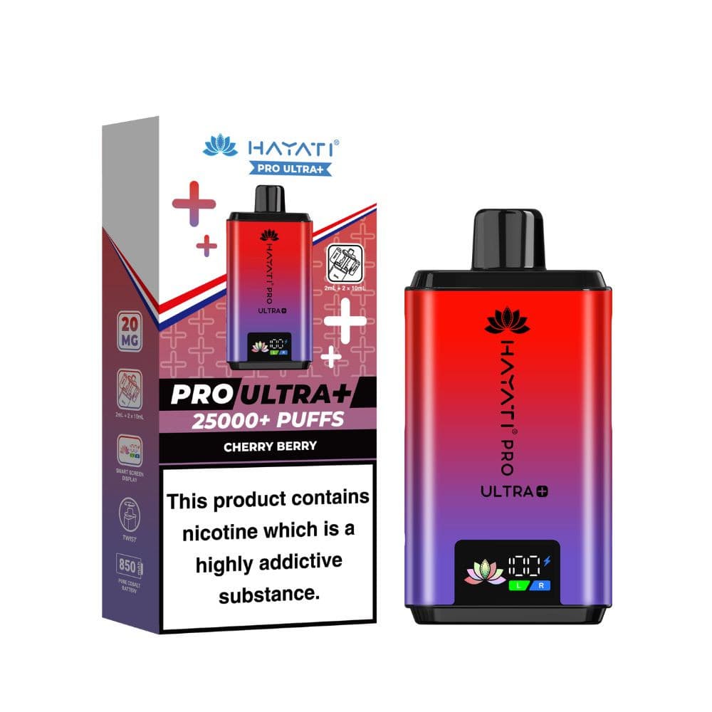 Cherry Berry Hayati Pro Ultra Plus 25k Prefilled Vape Kit