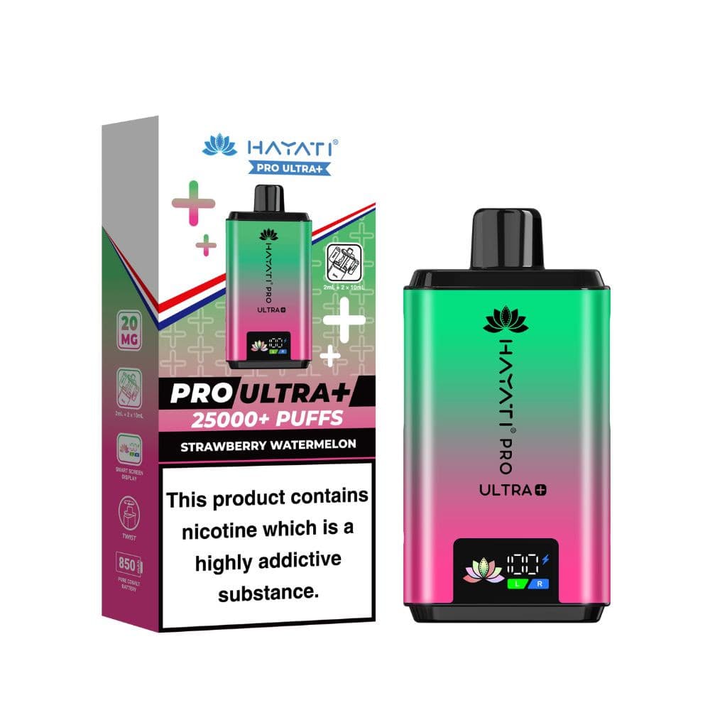  Strawberry Watermelon Hayati Pro Ultra Plus 25k Prefilled Vape Kit