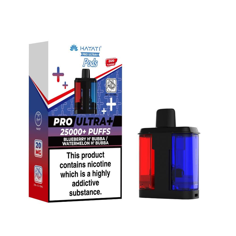  Blueberry H' Bubba / Watermelon H' Bubba Hayati Pro Ultra Plus 25K Pods