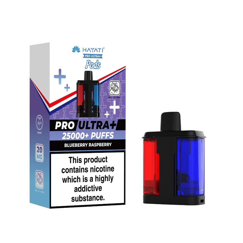  Blueberry Raspberry Hayati Pro Ultra Plus 25K Pods