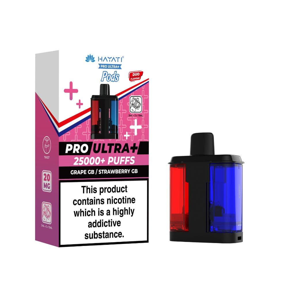  Grape GB / Strawberry GB Hayati Pro Ultra Plus 25K Pods