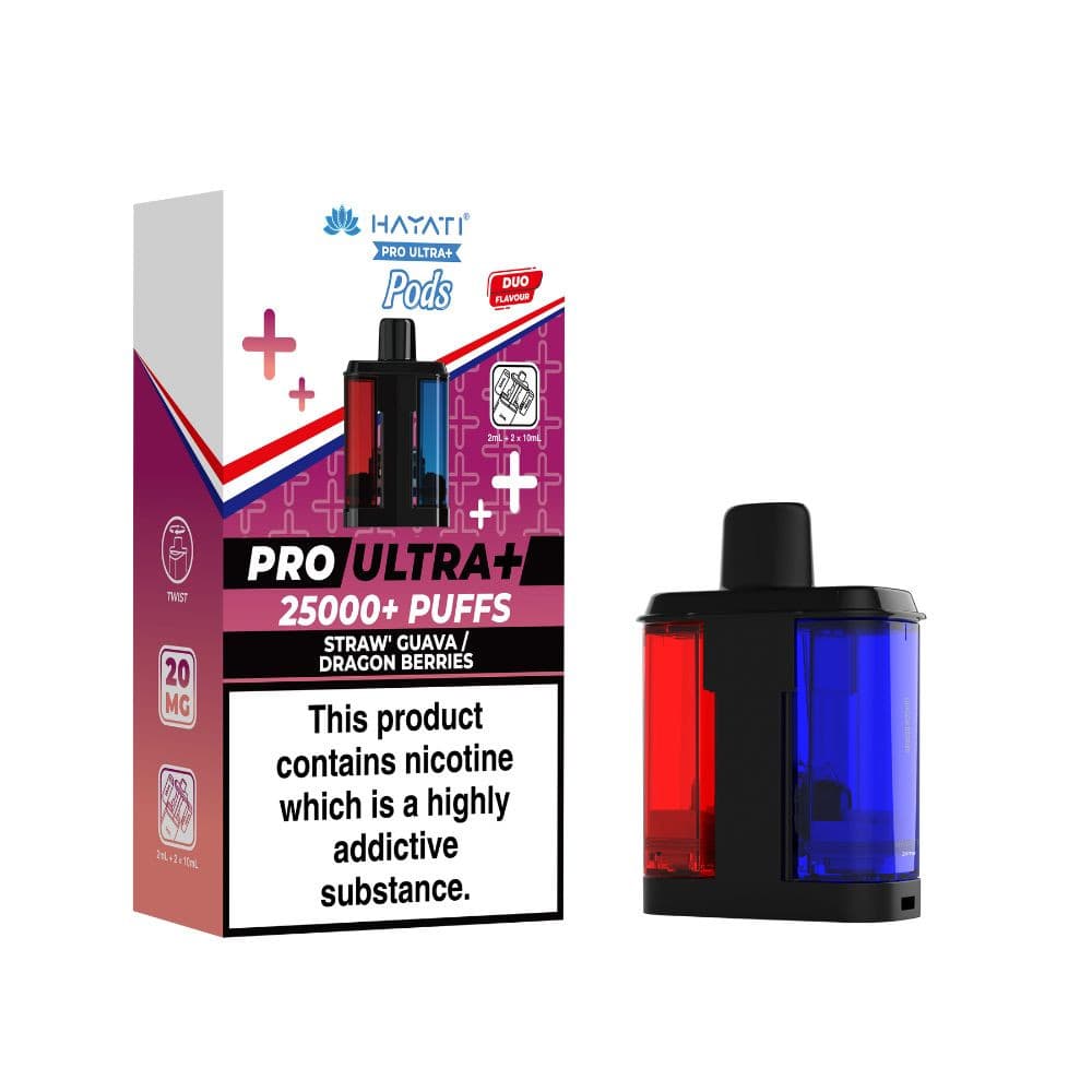  Strawberry Guava Dragon Berries Hayati Pro Ultra Plus 25K Pods