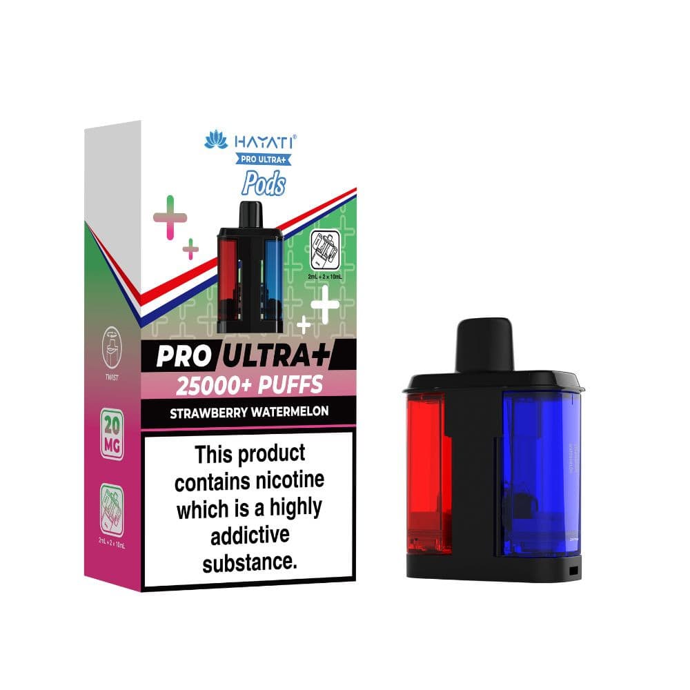  Strawberry Watermelon Hayati Pro Ultra Plus 25K Pods