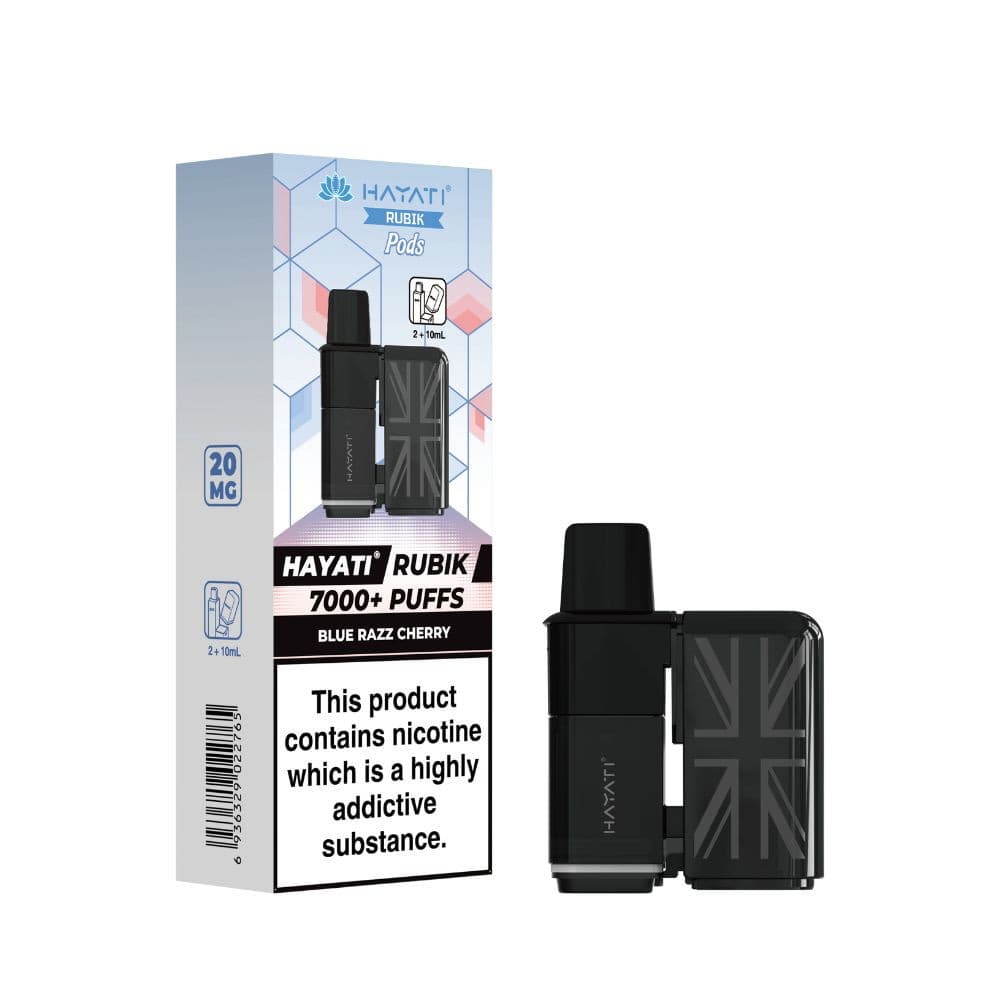 Blue Razz Cherry Hayati Rubik 7000 Pods