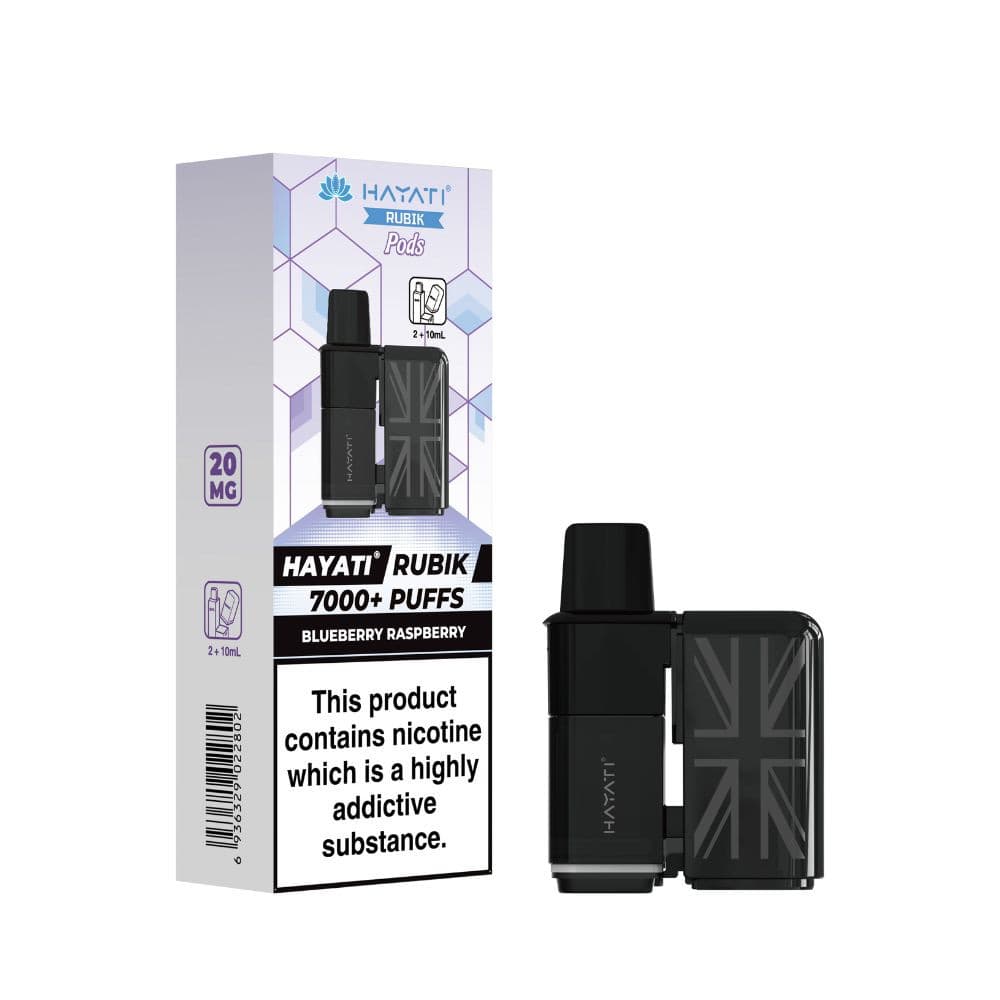  Blueberry Raspberry Hayati Rubik 7000 Pods