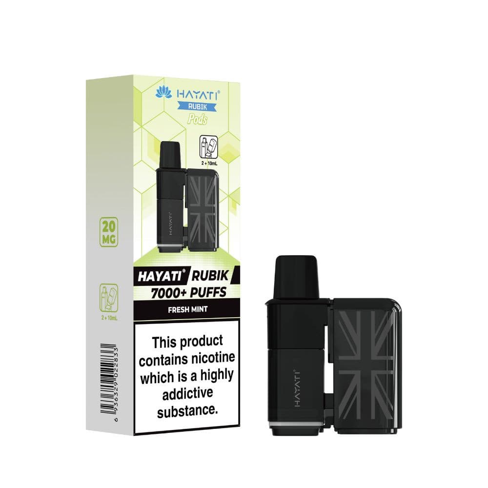  Fresh Mint Hayati Rubik 7000 Pods
