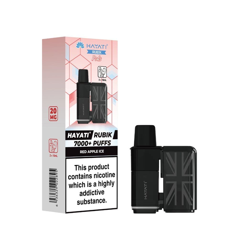  Red Apple Ice Hayati Rubik 7000 Pods