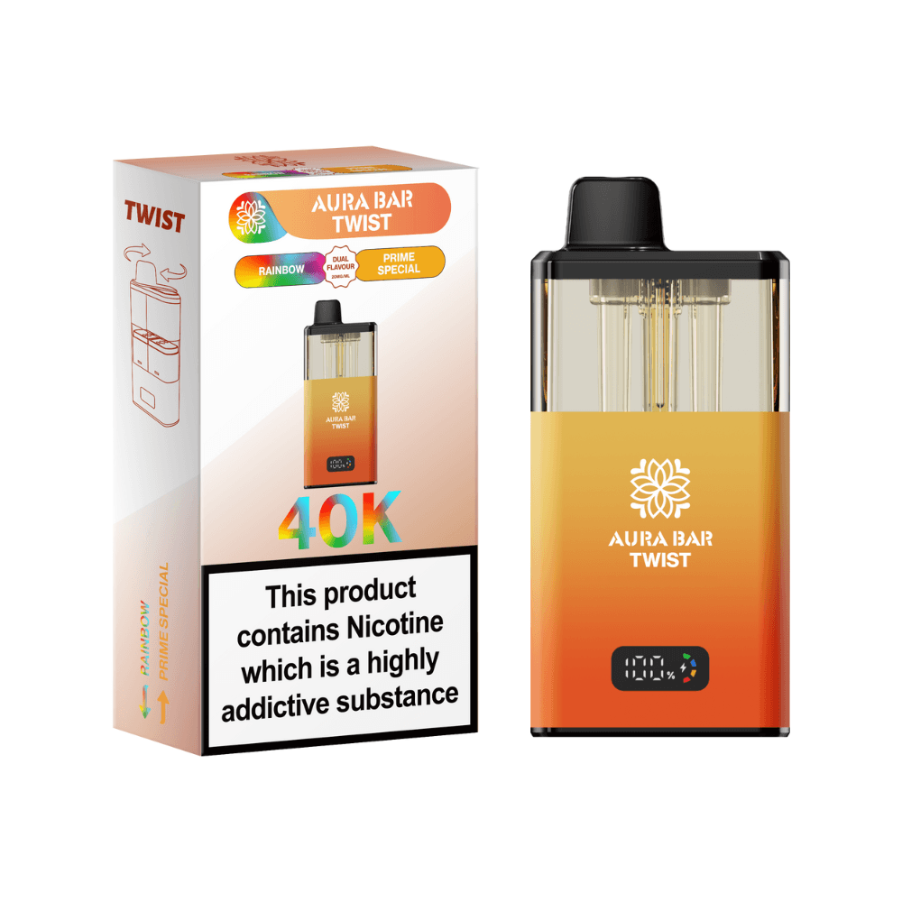  Rainbow / Prime Special Crystal Prime Aura Bar Twist 40K Vape Kit