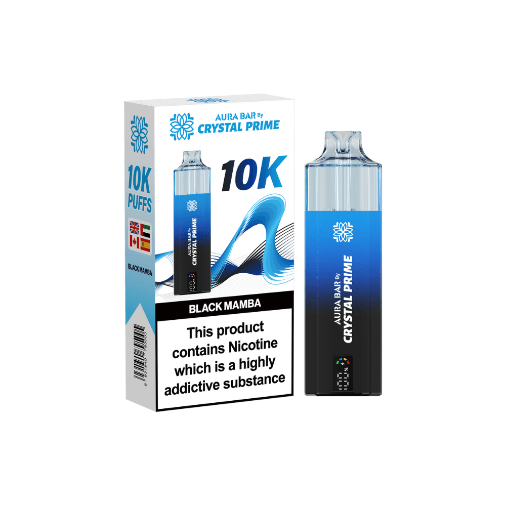  Black Mamba Crystal Prime Aura Bar 10K Prefilled Vape Kit