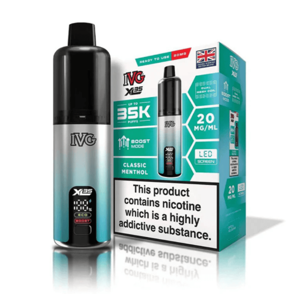  Classic Menthol IVG XL 35K Prefilled Pod Vape Kit