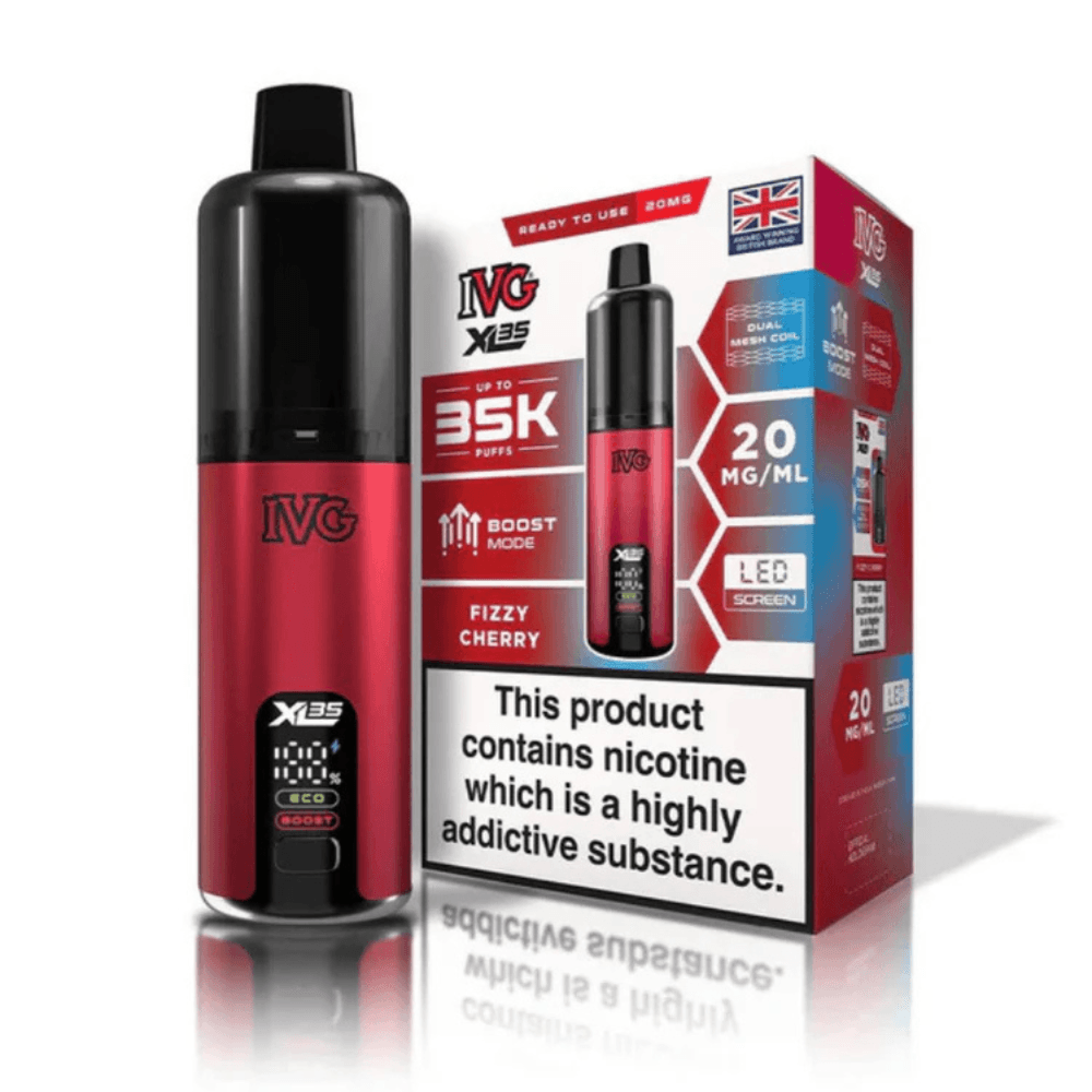  Fizzy Cherry IVG XL 35K Prefilled Pod Vape Kit