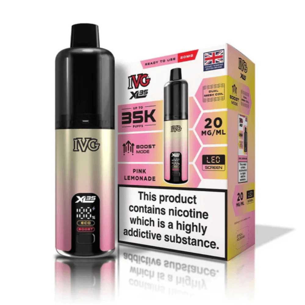  Pink Lemonade IVG XL 35K Prefilled Pod Vape Kit