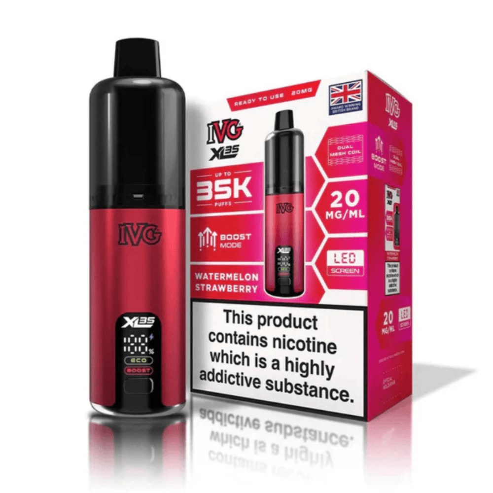  Watermelon Strawberry IVG XL 35K Prefilled Pod Vape Kit