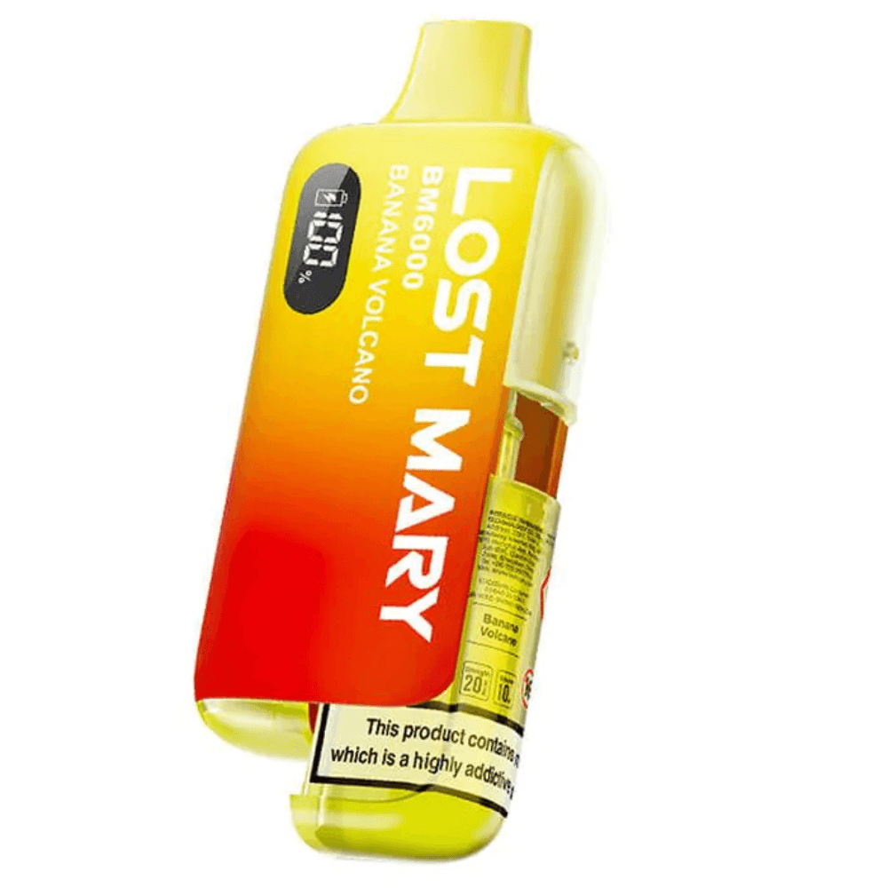  Banana Volcano Lost Mary Bm6000 Prefilled Vape Kit