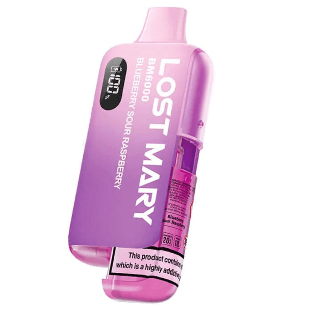  Blueberry Sour Raspberry Lost Mary Bm6000 Prefilled Vape Kit