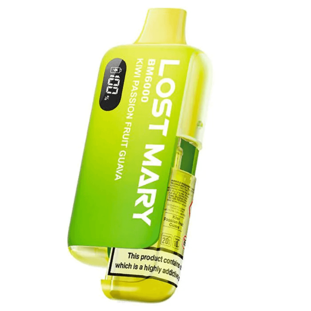 Kiwi Passion Fruit Guava Lost Mary Bm6000 Prefilled Vape Kit