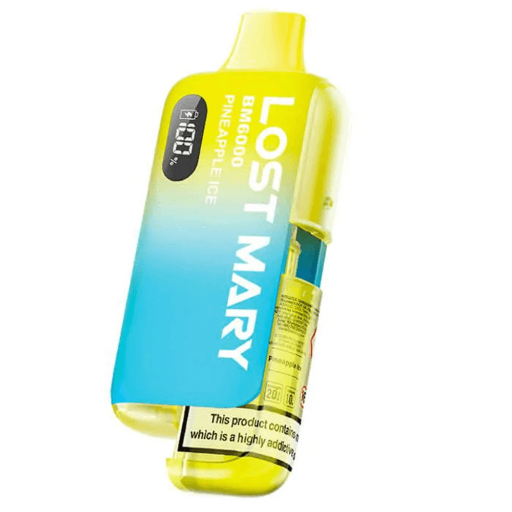  Pineapple Ice Lost Mary Bm6000 Prefilled Vape Kit