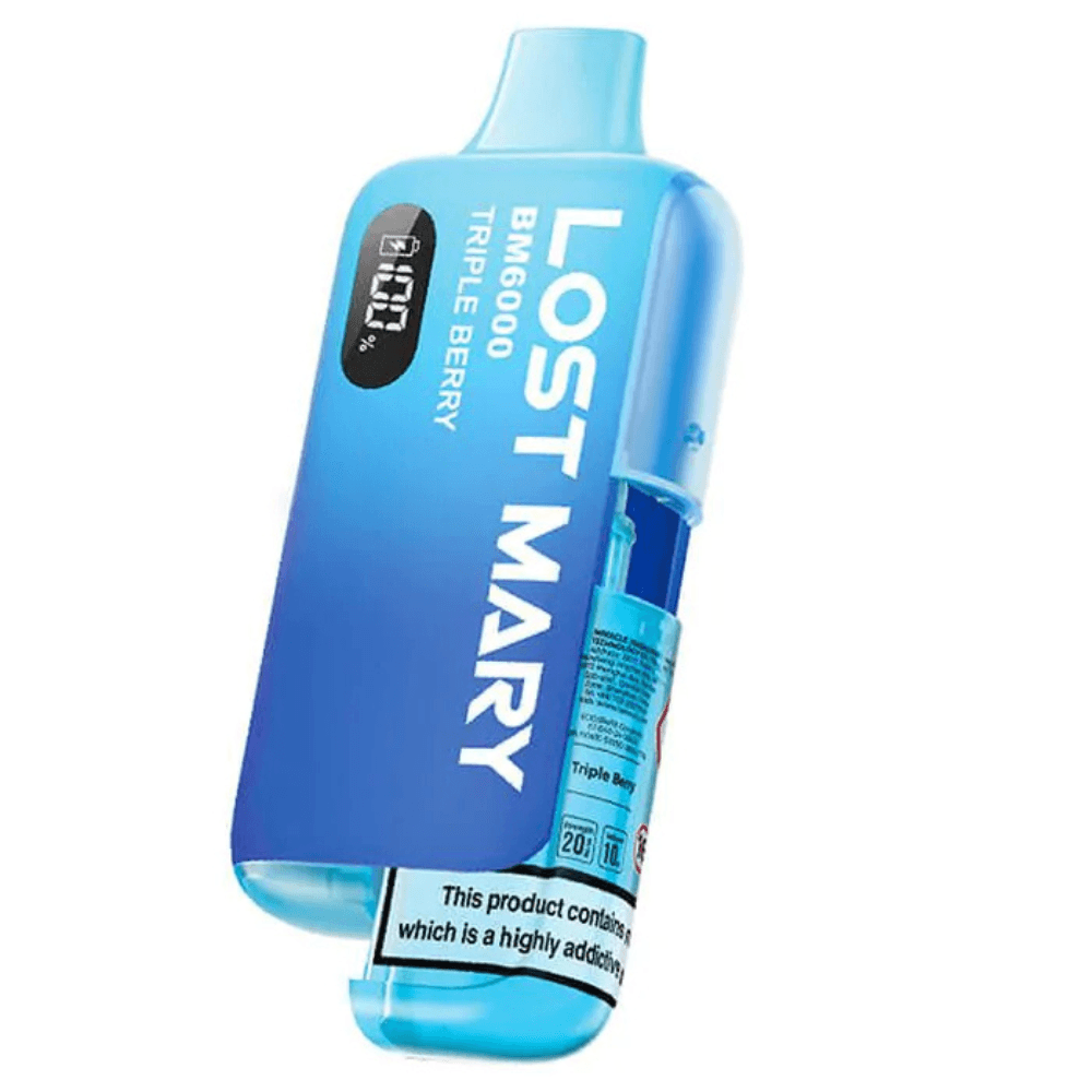  Triple Berry Lost Mary Bm6000 Prefilled Vape Kit