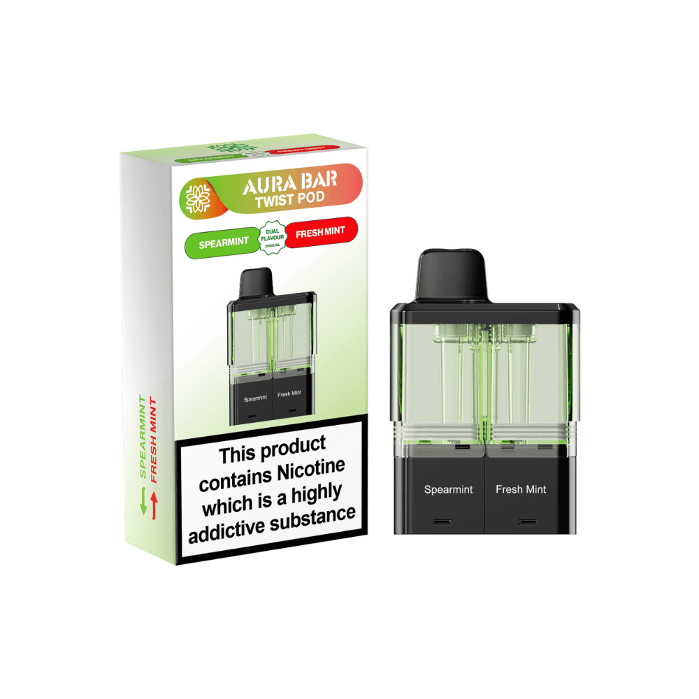  Spearmint / Fresh Mint Crystal Prime Aura Bar Twist 40k Pods