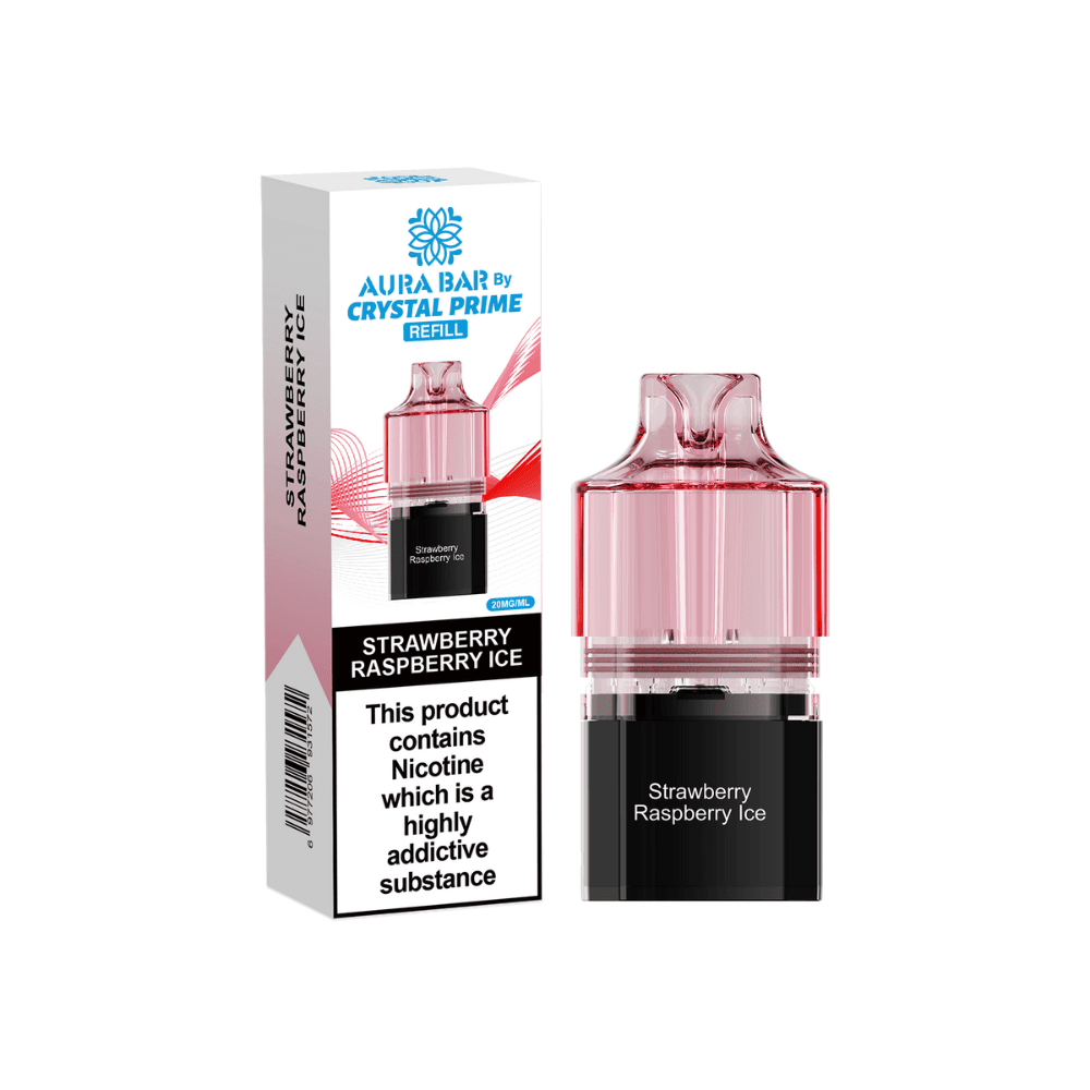  Strawberry Raspberry Ice Crystal Prime Aura Bar 10k Pods