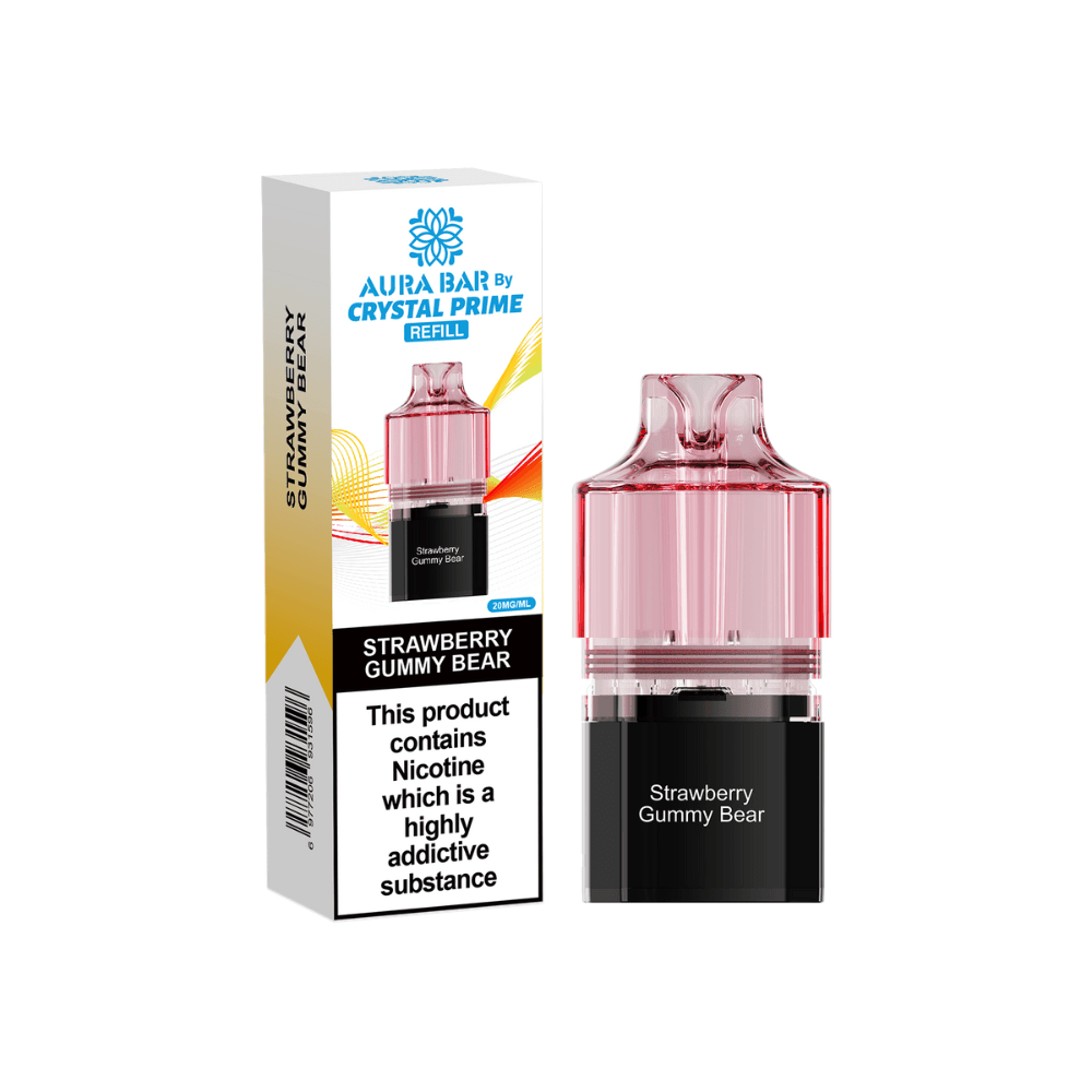  Strawberry Gummy Bear Crystal Prime Aura Bar 10k Pods