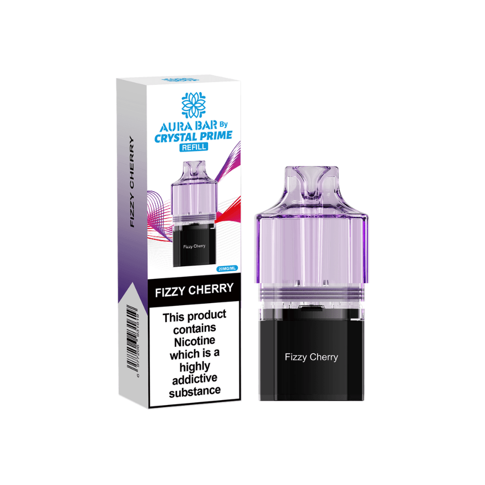  Fizzy Cherry Crystal Prime Aura Bar 10k Pods