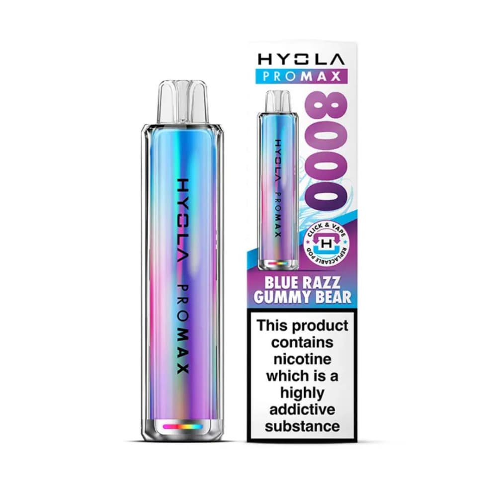  Blue Razz Gummy Bear Hyola Pro Max 8000 Prefilled Vape Kit