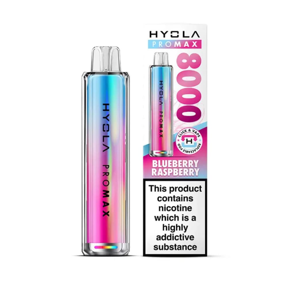  Blueberry Raspberry Hyola Pro Max 8000 Prefilled Vape Kit