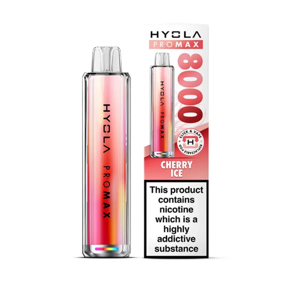  Cherry Ice Hyola Pro Max 8000 Prefilled Vape Kit