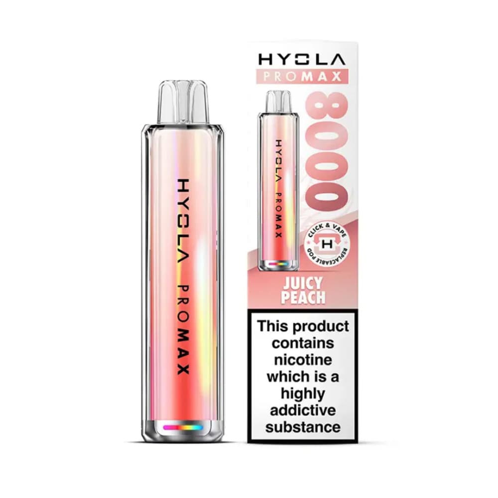  Juicy Peach Hyola Pro Max 8000 Prefilled Vape Kit