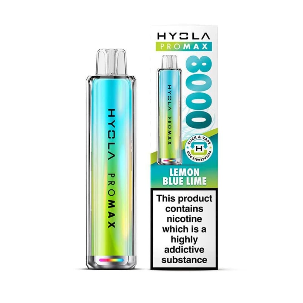  Lemon Blue Lime Hyola Pro Max 8000 Prefilled Vape Kit