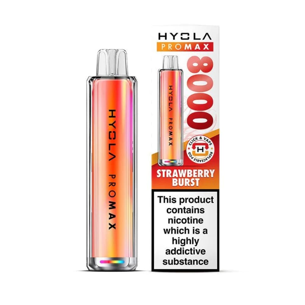  Strawberry Burst Hyola Pro Max 8000 Prefilled Vape Kit