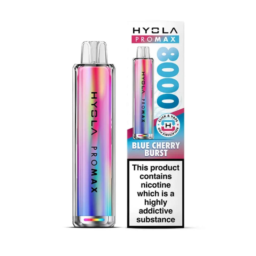  Blue Cherry Burst Hyola Pro Max 8000 Prefilled Vape Kit