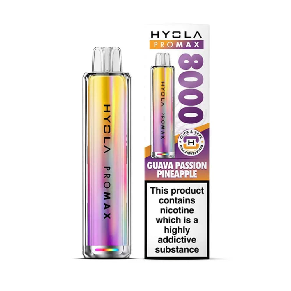  Guava Passion Pineapple Hyola Pro Max 8000 Prefilled Vape Kit