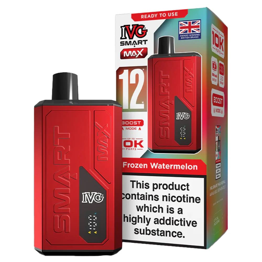  Frozen Watermelon IVG Smart Max 10k Prefilled Vape Kit
