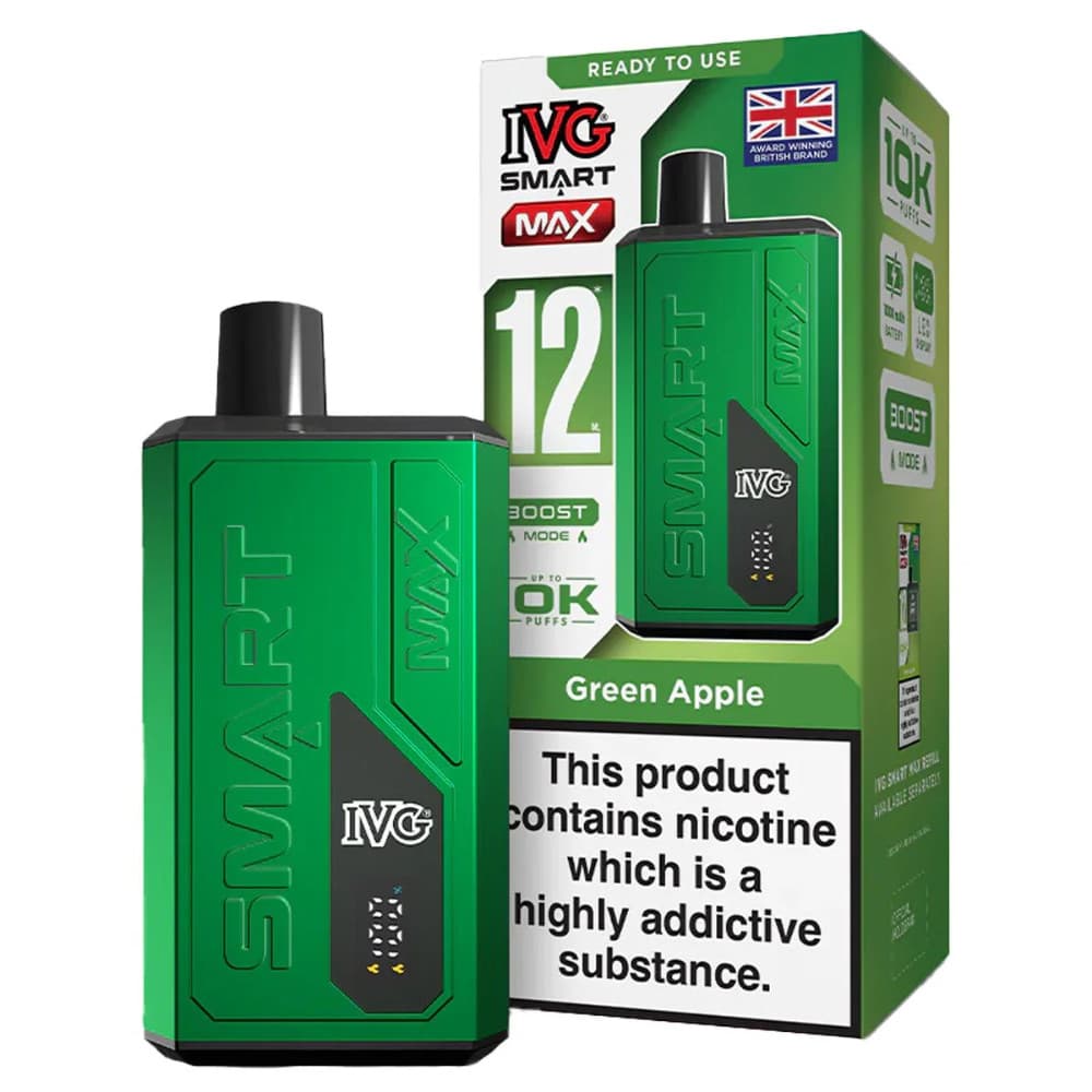  Green Apple IVG Smart Max 10k Prefilled Vape Kit