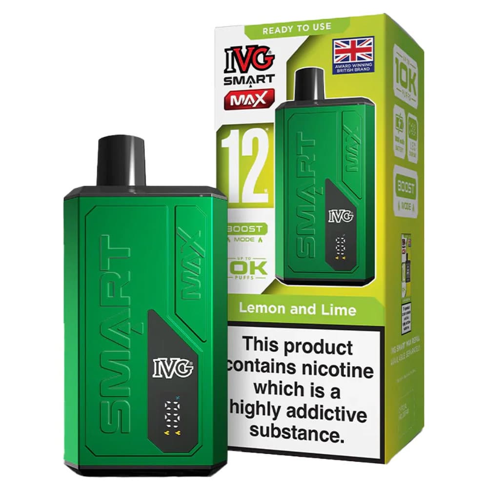 Lemon and Lime IVG Smart Max 10k Prefilled Vape Kit