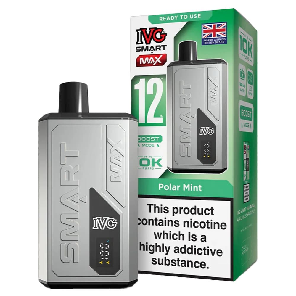  Polar Mint IVG Smart Max 10k Prefilled Vape Kit