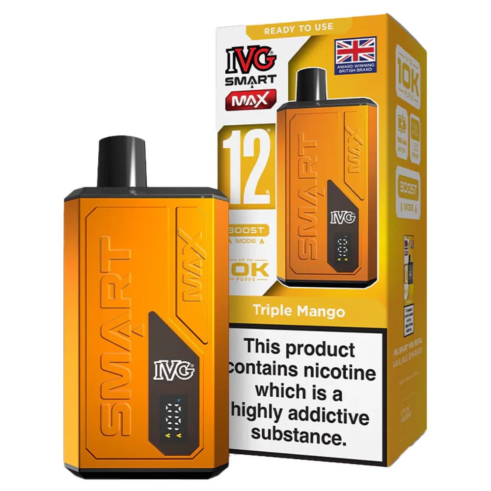 Triple Mango IVG Smart Max 10k Prefilled Vape Kit