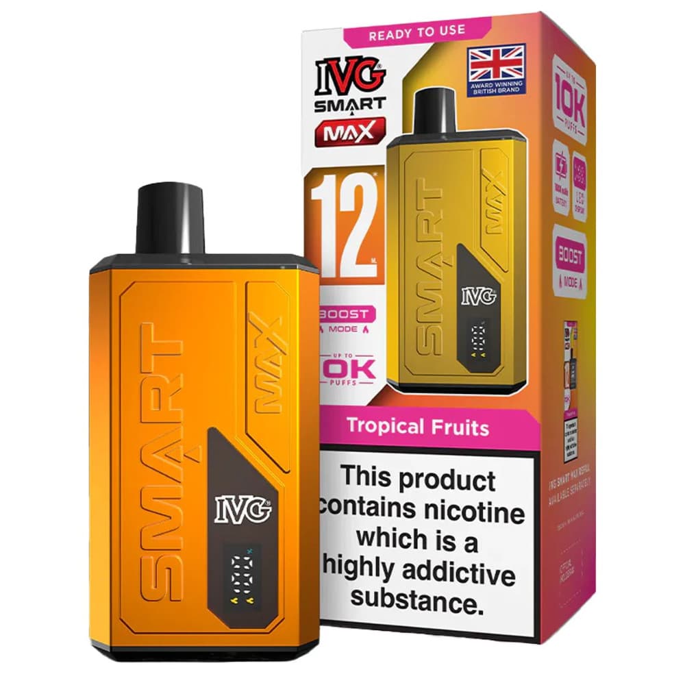  Tropical Fruits IVG Smart Max 10k Prefilled Vape Kit