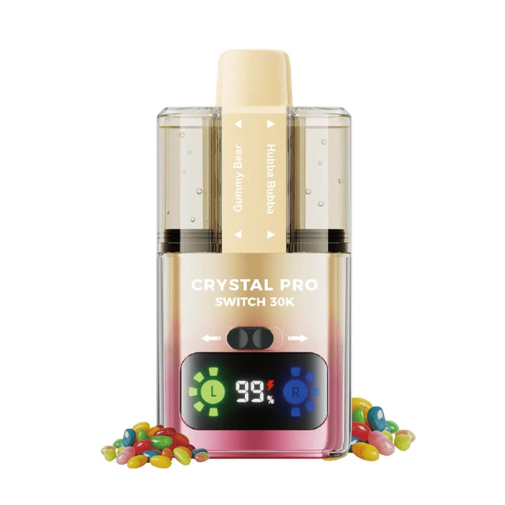  Gummy Bear / Hubba Bubba Crystal Pro Switch 30k Prefilled Vape Kit
