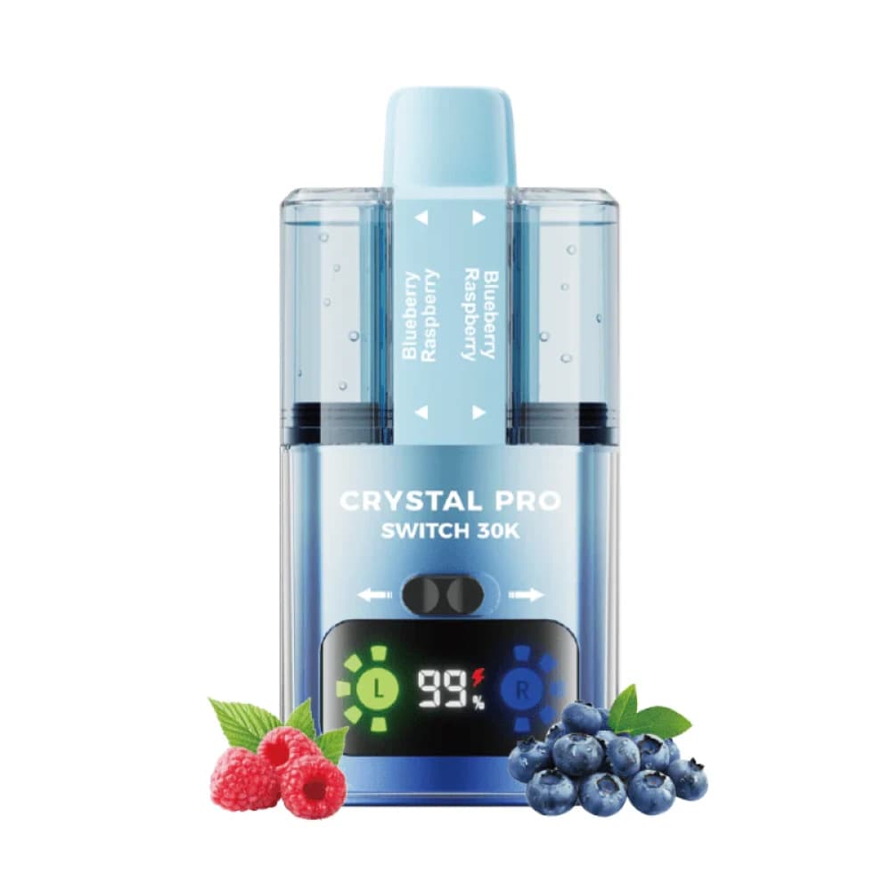  Blueberry Raspberry Crystal Pro Switch 30k Prefilled Vape Kit