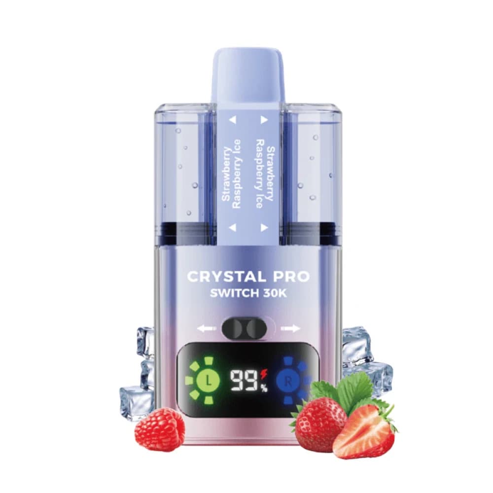  Strawberry Raspberry Ice Crystal Pro Switch 30k Prefilled Vape Kit