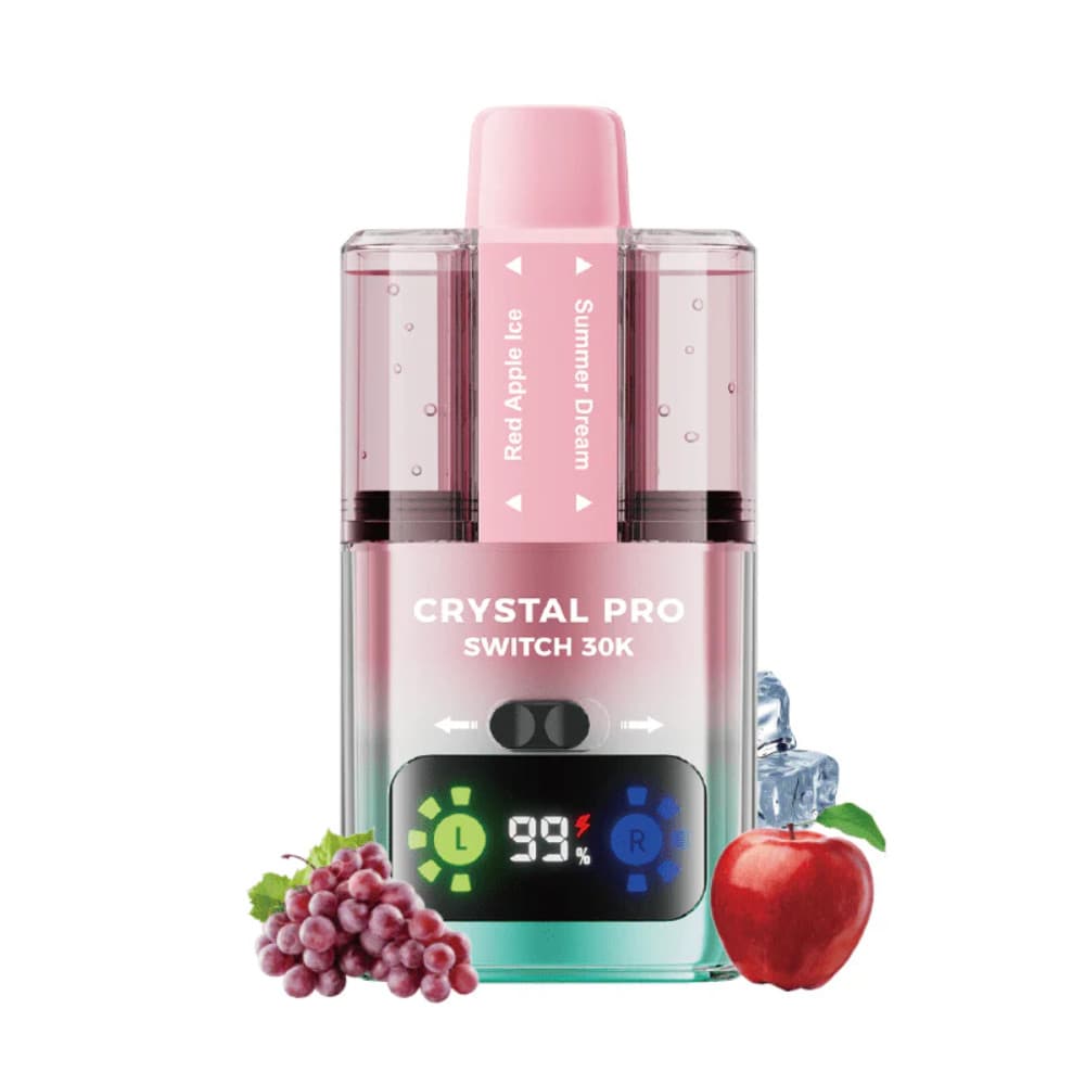  Red Apple Ice / Summer Dream Crystal Pro Switch 30k Prefilled Vape Kit