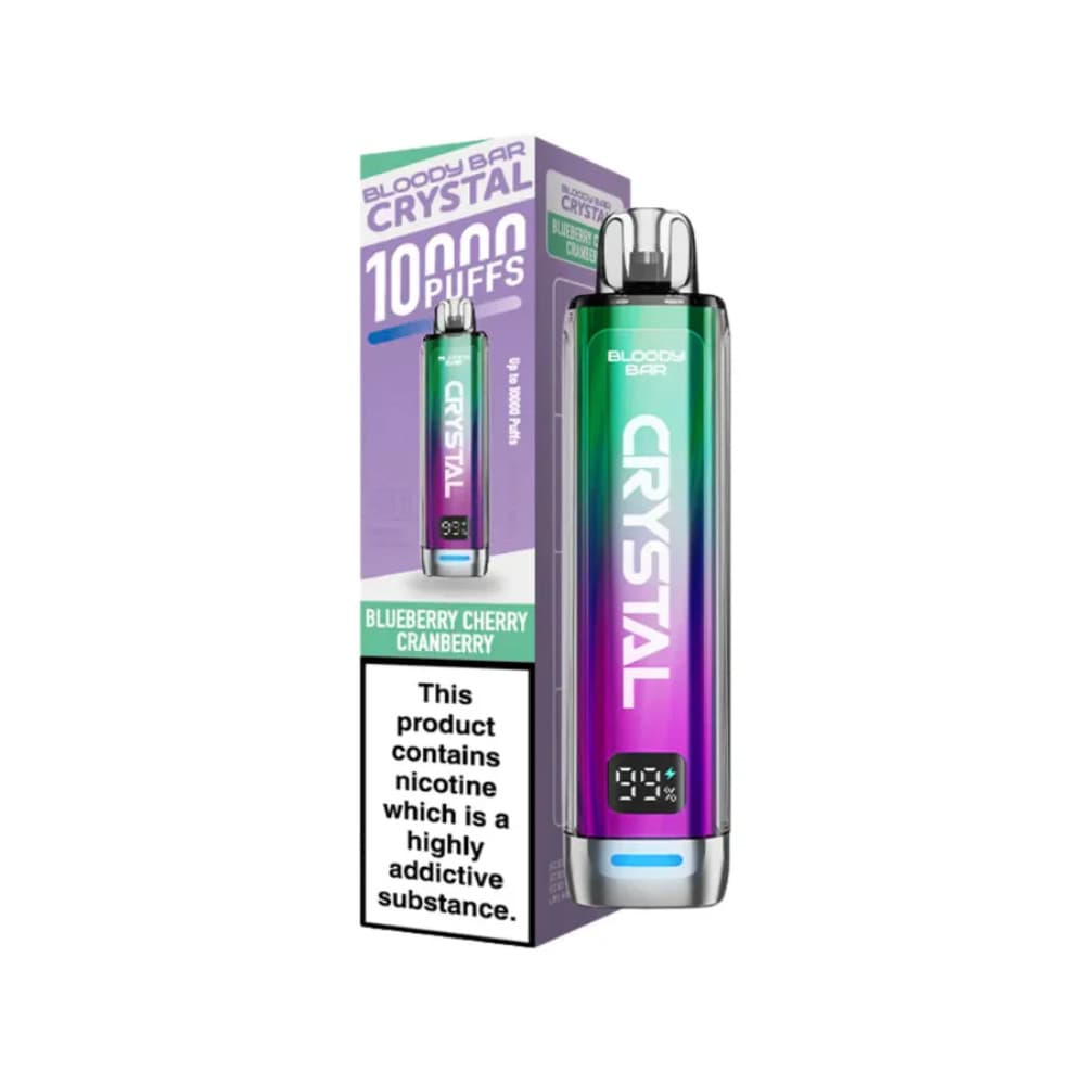  Blueberry Cherry Cranberry Bloody Bar Crystal 10k