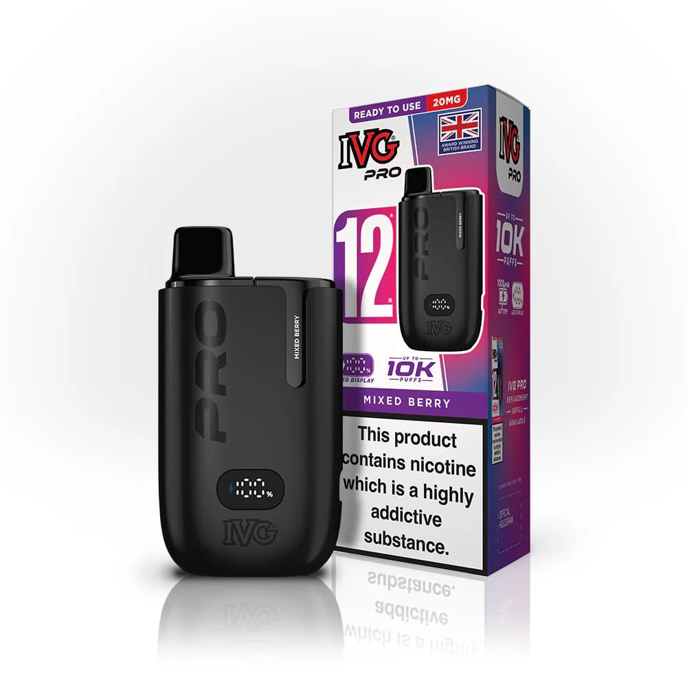  Mixed Berry Kit IVG Pro 10k Prefilled Pod Vape Kit