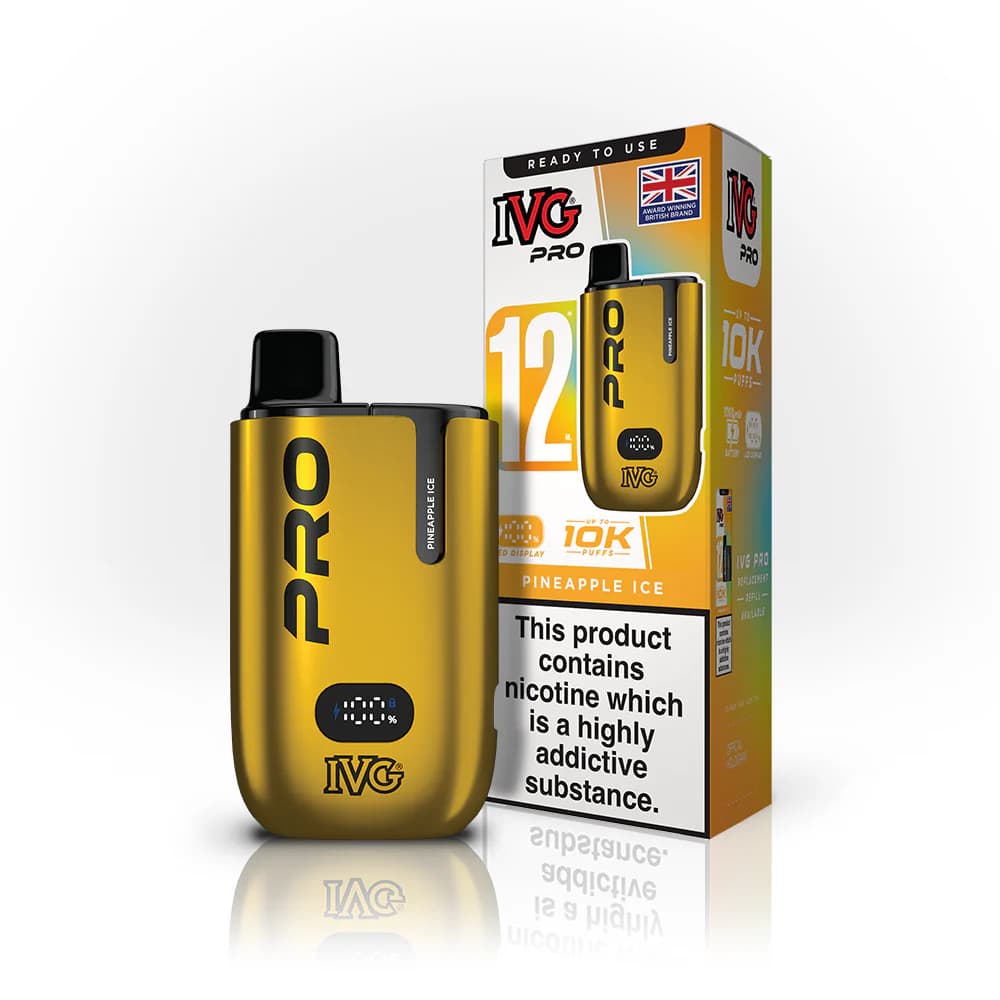  Pineapple Ice IVG Pro 10k Prefilled Pod Vape Kit