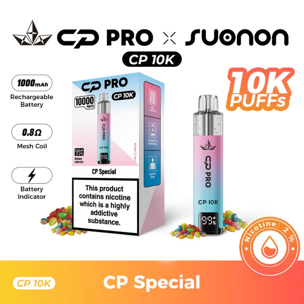  CP Special Crystal Pro CP 10k Prefilled Pod Vape Kit