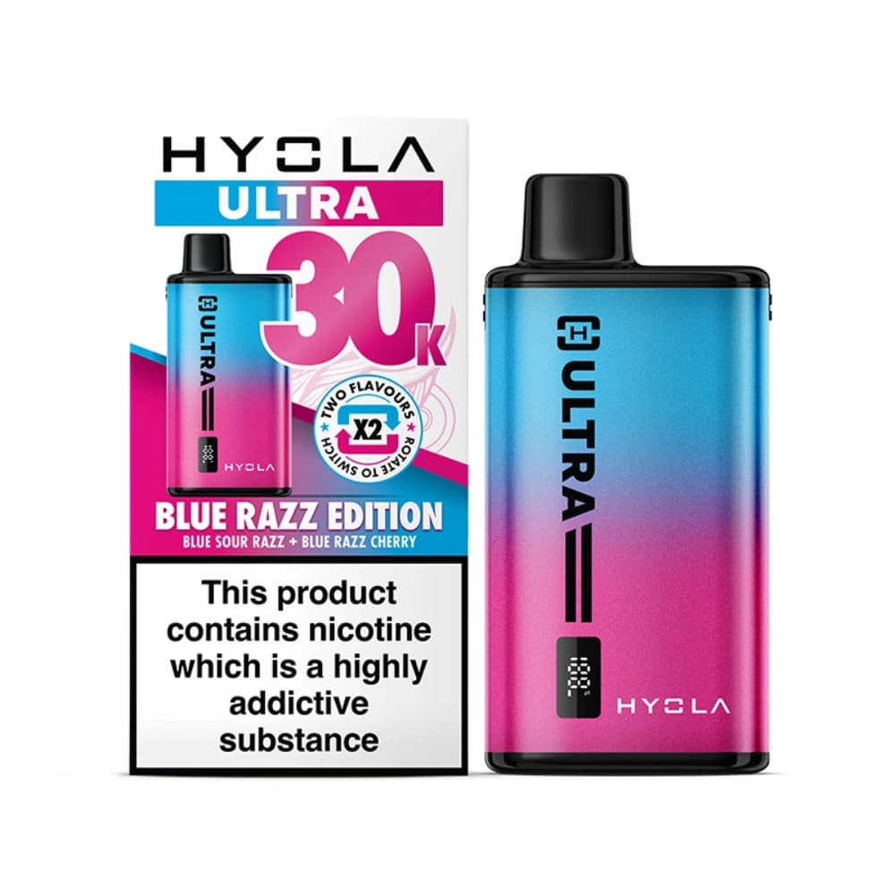  Blue Razz Edition Hyola Ultra Plus 30k Prefilled Vape Kit
